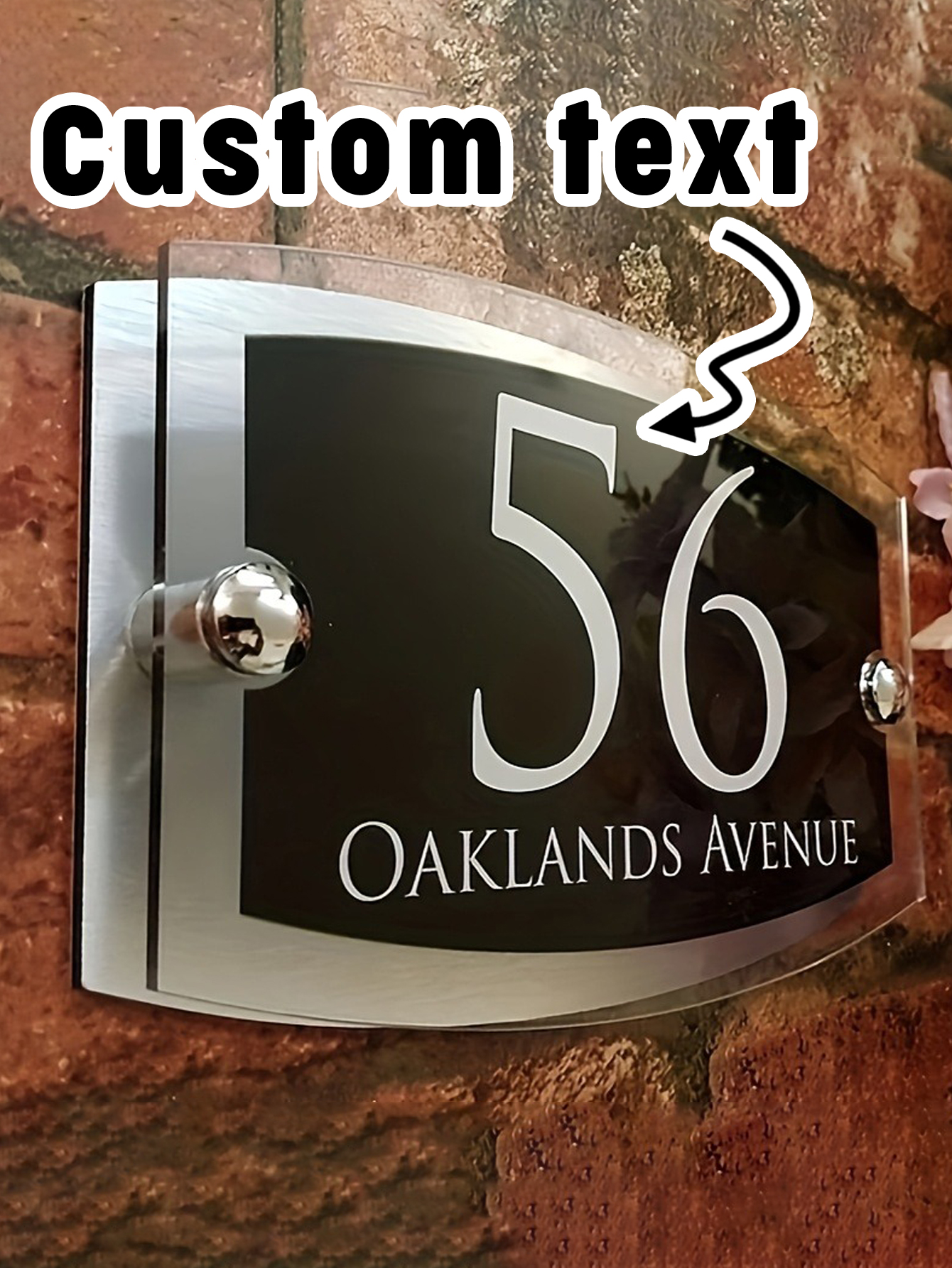 Custom Double Layer Acrylic House Signs